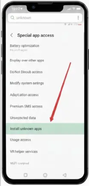 Search unknown resources in phone setting